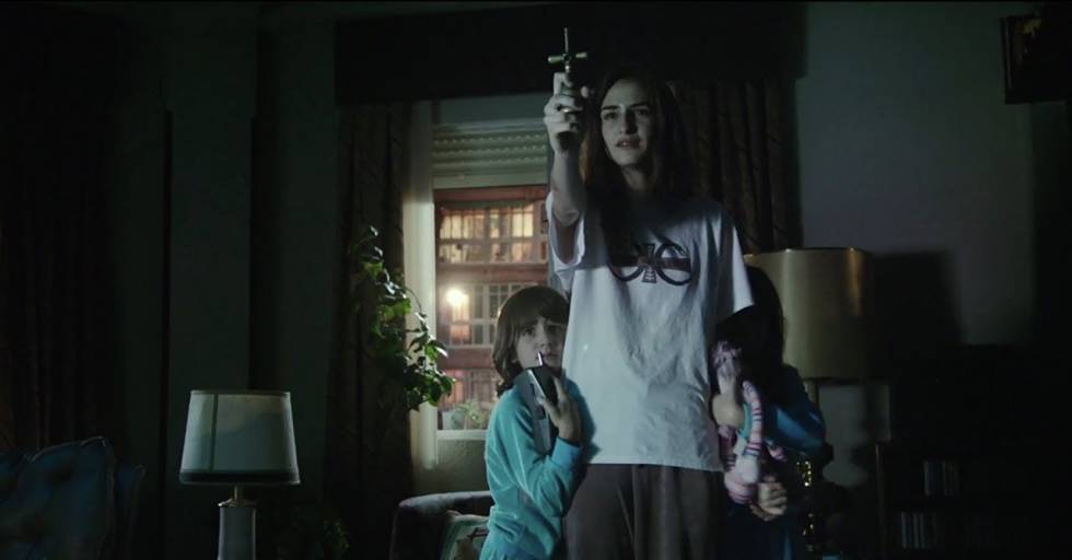 Los hermanos de la película 'Verónica'.