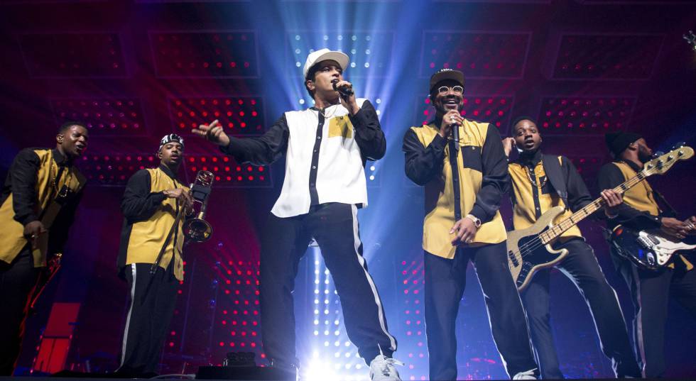 Bruno Mars en Lille, Francia.