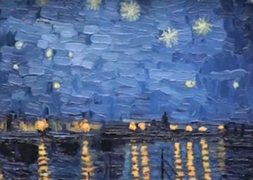 125 artistas pintan la vida de Van Gogh en fotogramas