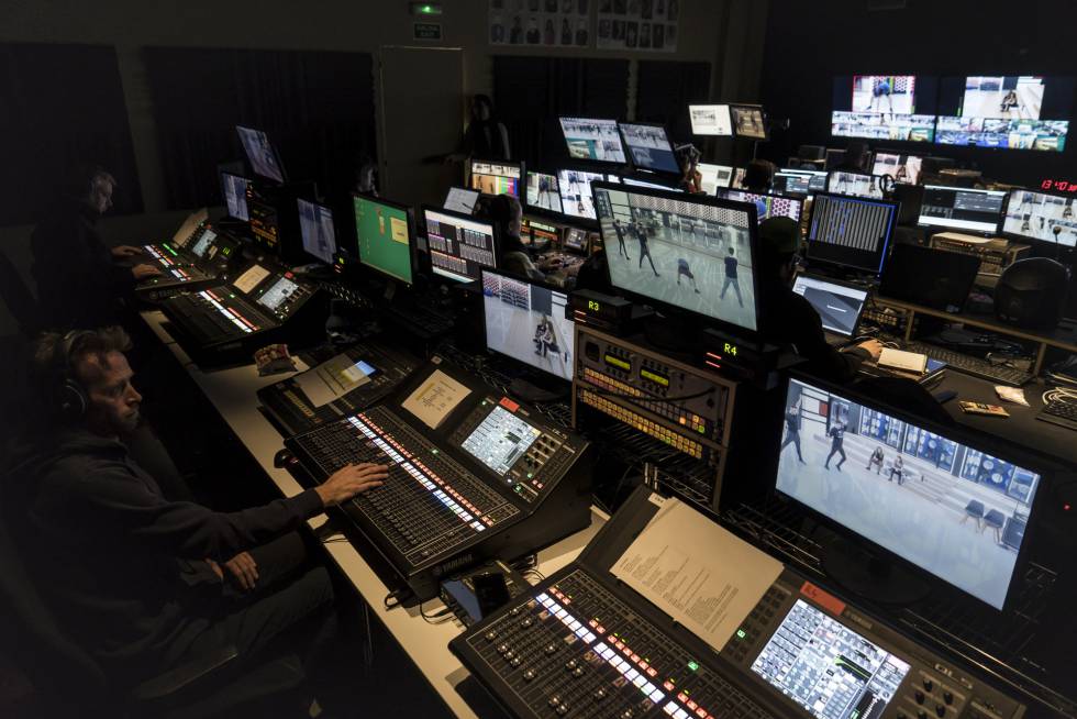 La sala de realizacion de 'Operación Triunfo'.