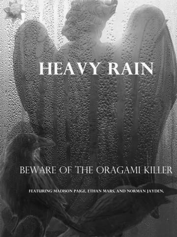 Póster de 'Heavy rain', videojuego de Quantic Dream.