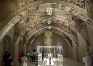 Los frescos de Sijena se quedan en el MNAC, por ahora