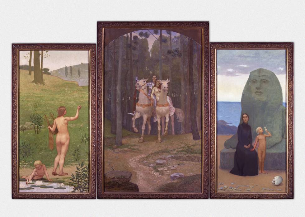 'La vida. Esperanza, amor, nostalgia' (1899-1901), de António Carneiro.