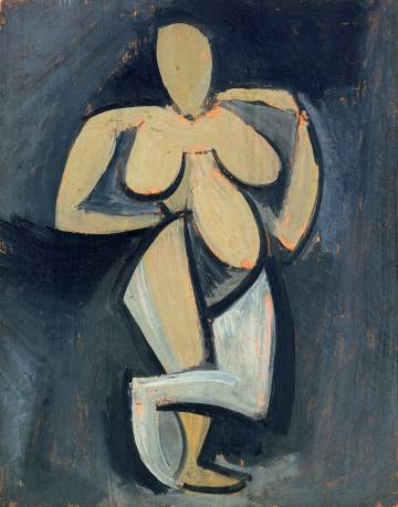 Obra de Pablo Picasso 'Mujer de pie con una mano en la cadera', de 1908