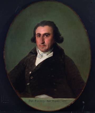 'Retrato de Martín Zapater' (1797), de Francisco de Goya.