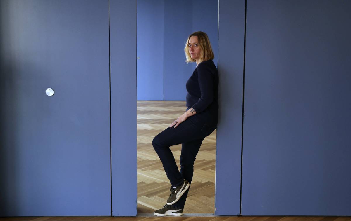 La escritora francesa Virginie Despentes en Madrid.