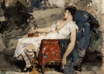 Pinazo, el reverso de Sorolla, en cinco cuadros del IVAM