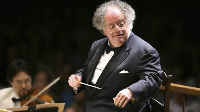James Levine, durante un concierto el 7 de julio de 2006.