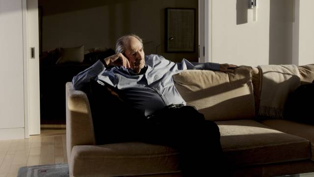 Philip Roth, en su casa en Manhattan.