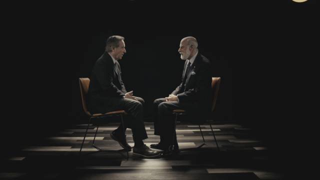 Iñaki Gabilondo, durante su entrevista a Vinton Cerf.