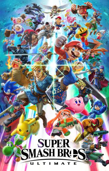 Póster del videojuego 'Super smash bros ultimate'.