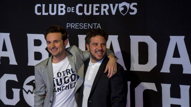 El actor Jesús Zavala y el director Mark Alazraki.