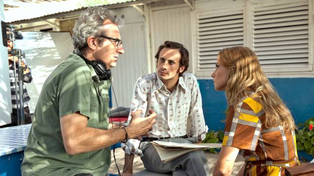 Mariano Barroso, Oriol Pla y Aura Garrido.