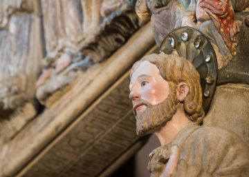 El Pórtico recobra los colores de su Gloria ocho siglos después