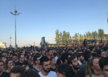 Protestas por los atascos y largas colas en los accesos a Mad Cool 2018