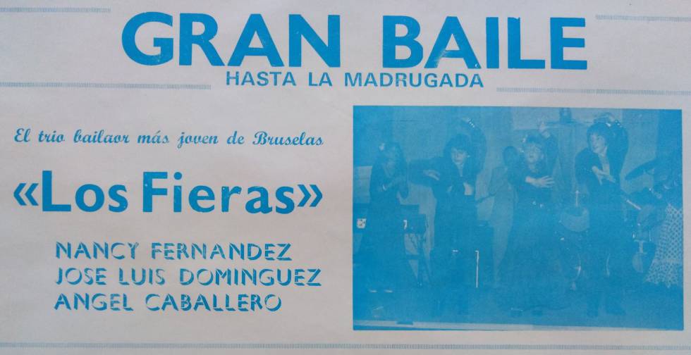 Un folleto de publicidad para un concierto de 'Los Fieras'.