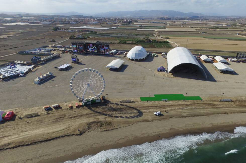 Imagen del recinto del Dreambeach.