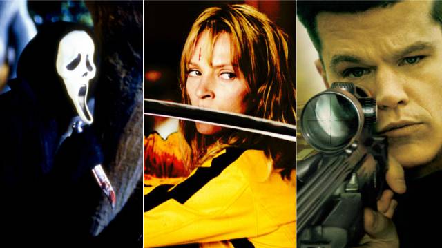 'Scream 3', 'Kill Bill' y 'Jason Bourne'.