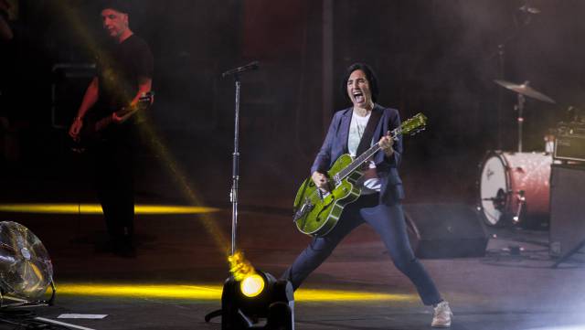 La cantante de Texas, Sharleen Spiteri, en el festival Starlite.