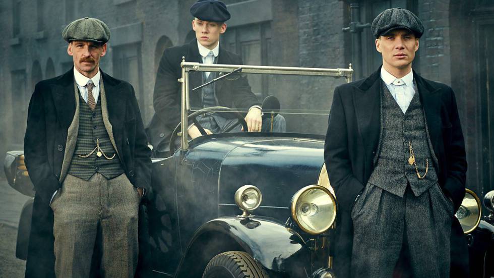 Los protagonistas de 'Peaky Blinders'.