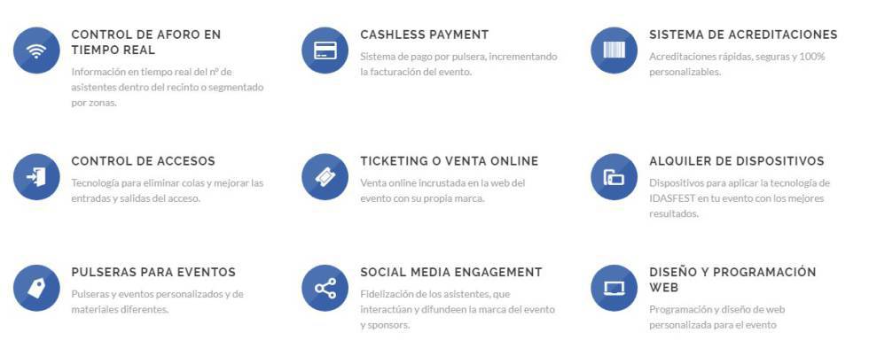 Imagen de la web de IDASFEST.