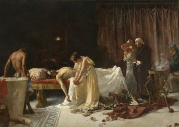 La milagrosa restauración de ‘La muerte de Lucano’, de José Garnelo