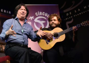 Un círculo flamenco que se expande