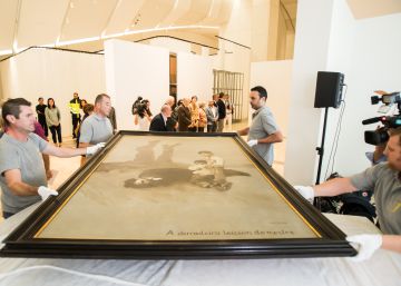 Un óleo icónico sobre la represión franquista llega a España 73 años después de pintarlo Castelao