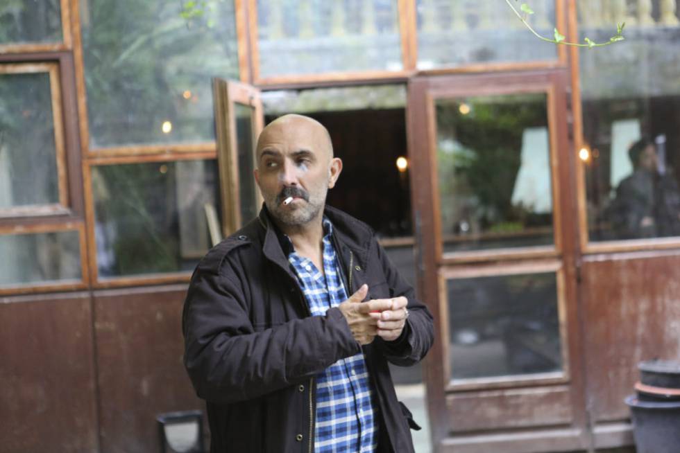 Gaspar Noé, en el rodaje.