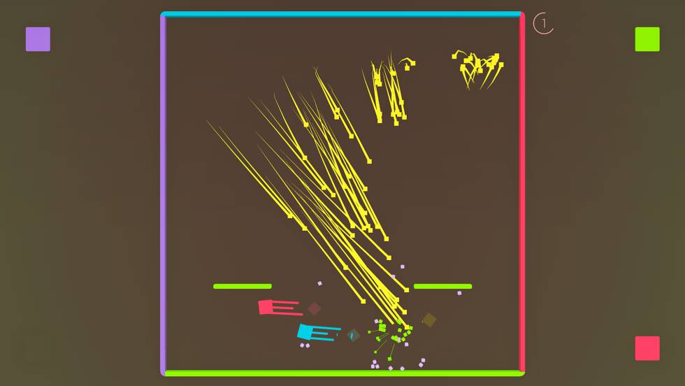 Imagen del videojuego español 'Flat heroes'.