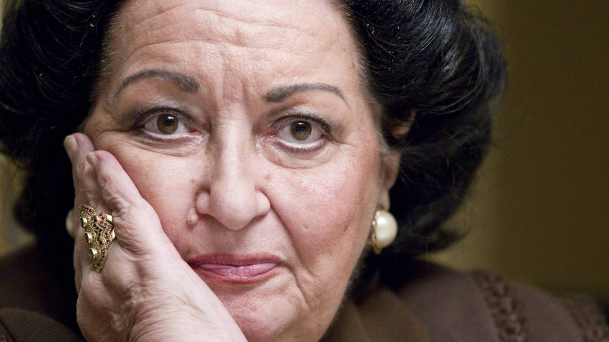 La soprano Montserrat Caballé.