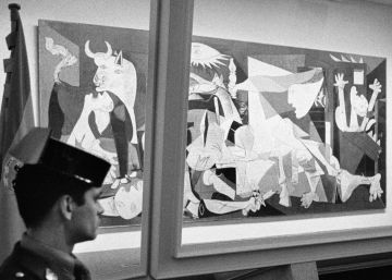 El ‘Guernica’ en la trituradora de Banksy