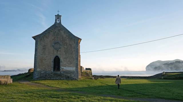 La ermita de Santa Catalina, en Mundaka.