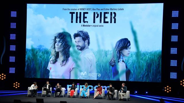 Presentación de 'El embarcadero' en el Mipcom de Cannes.