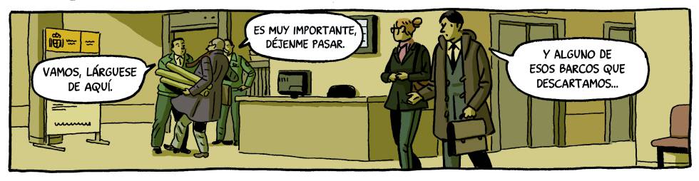 Viñeta de 'El tesoro del Cisne Negro'
