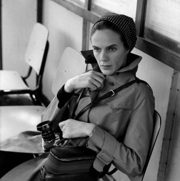 La fotógrafa Martine Franck, retratada por su marido en 1972.