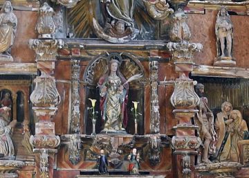 Los insectos se comen un retablo de Vigarny en Burgos