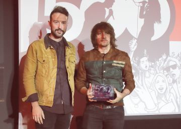 Supersubmarina reaparece en público para recoger un premio del WiZink Center