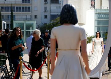 Un ninot de la ministra para cargar contra la ley de lealtad cultural israelí