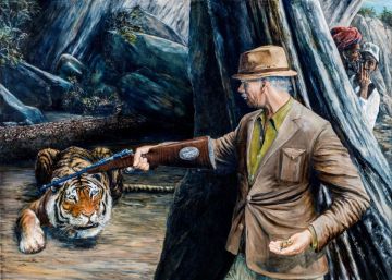 Al tigre le irrita la llamada del leopardo