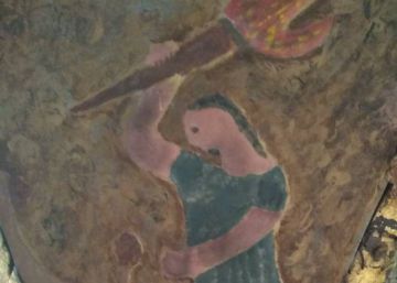 Sansón, convertido en monigote en la catedral de Baeza