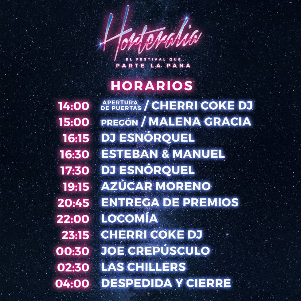 Locomía y cocido: así es Horteralia, el festival más divertido de España