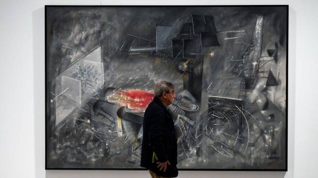 'La Question' (1958), pintura de Roberto Matta.
