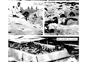 Poesía gráfica para recordar a los muertos en el Mediterráneo