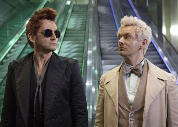 David Tennant y Michael Sheen en ‘Buenos presagios’.