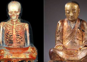 O mistério da múmia oculta em um Buda