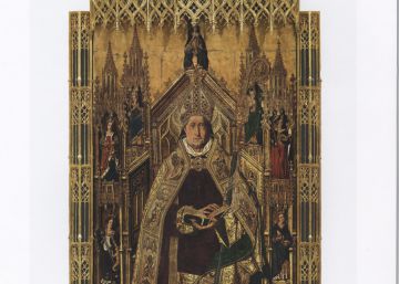 Un retaule gòtic de Bartolomé Bermejo uneix Madrid i Barcelona