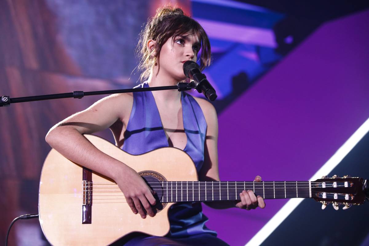 Amaia Romero, artista invitada durante la gala de