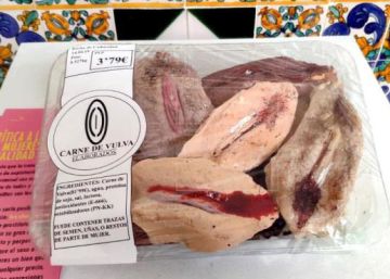El Ayuntamiento de Granada retira la escultura ‘Carne de vulva’ tras una queja de Ciudadanos