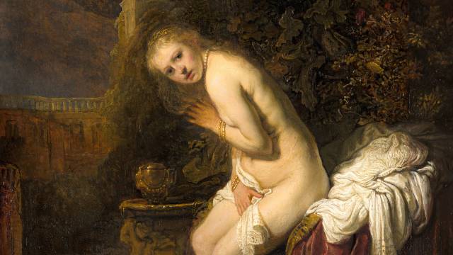 Susanna', uno de los cuadros de Rembrandt analizados.